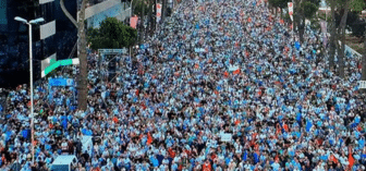 Protestë e PD në Tiranë